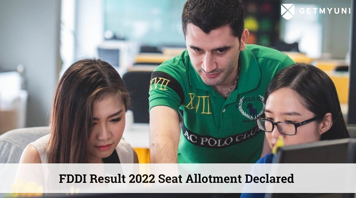 FDDI Result 2022 Seat Allotment Declared at fddiindia.com- More Details Here
