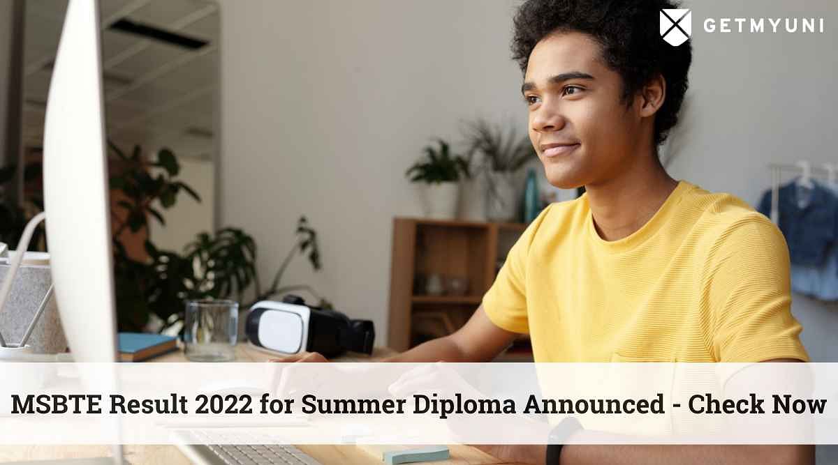 MSBTE Result 2022 for Summer Diploma Announced – Check Now
