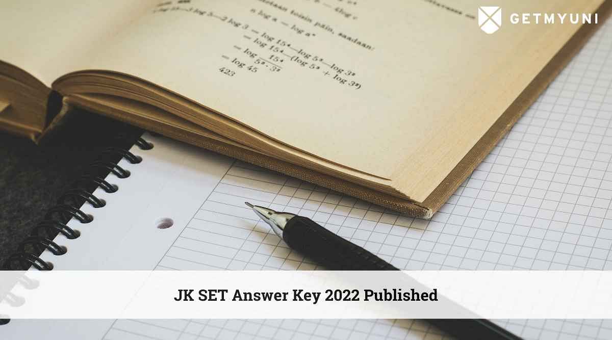 JK SET Answer Key 2022 Published at jammuuniversity.ac.in
