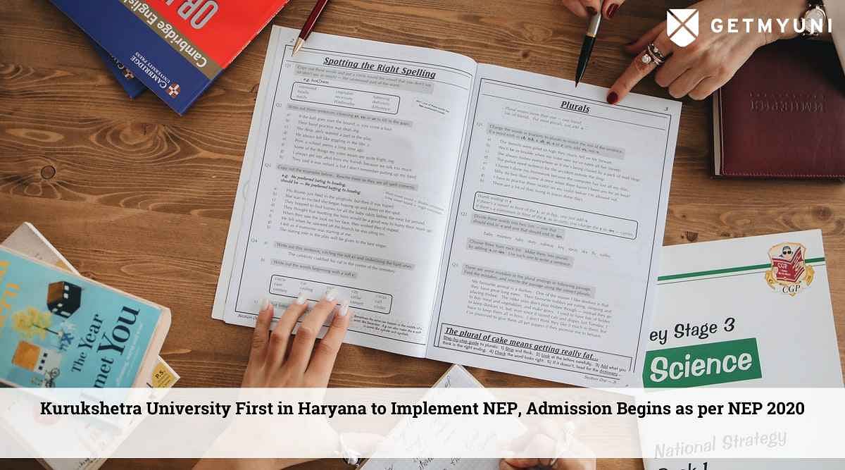 Kurukshetra University First in Haryana to Implement NEP, Admission Begins as per NEP 2020