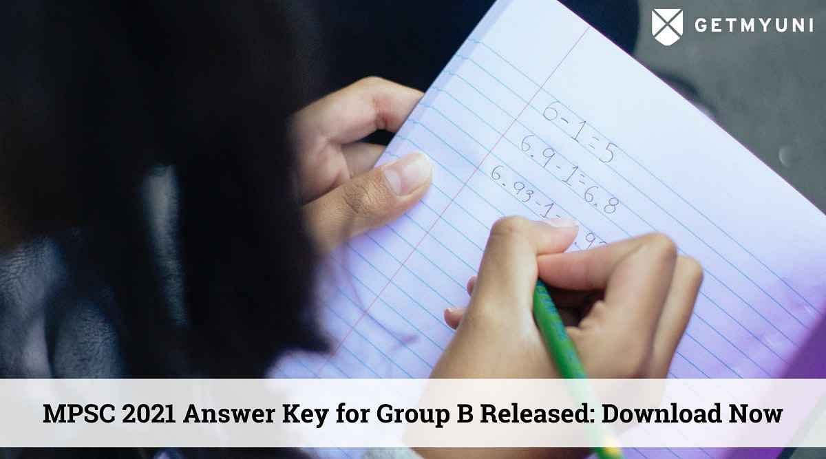 MPSC Group B Mains Answer Key 2021 Released @mpsc.gov.in – Download Now