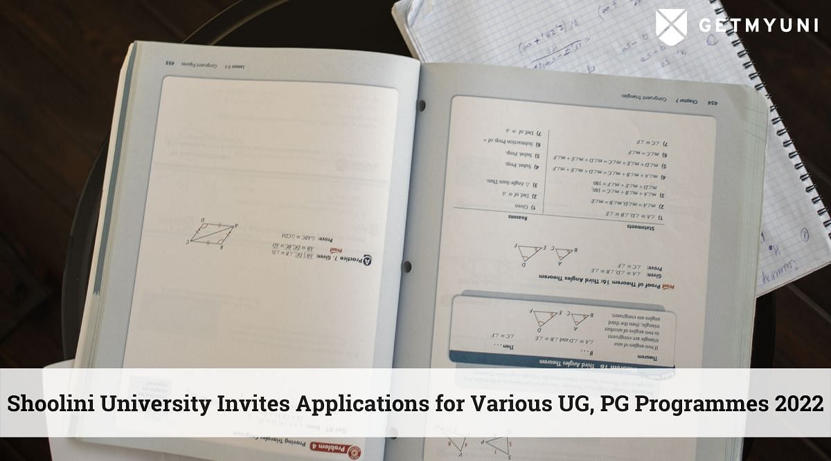 Shoolini University Invites Applications for Various UG, PG Programmes 2022, Details Here