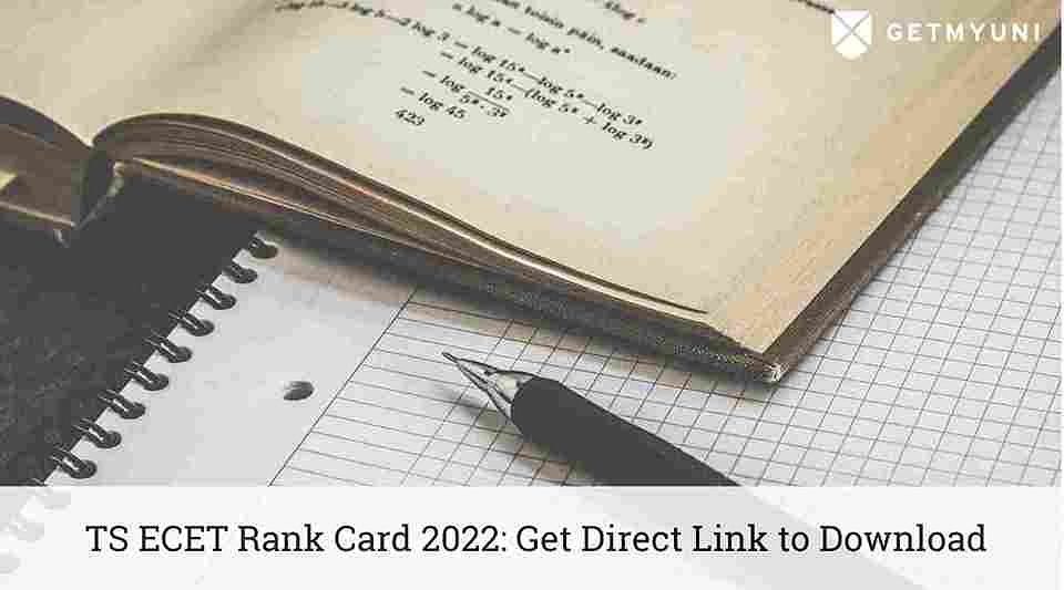 TS ECET Rank Card 2022: Get Direct Link to Download
