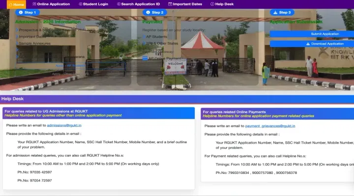 RGUKT AP Admission 2025 Registration Last Date May 20: Important instructions to apply