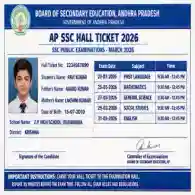 AP SSC Hall Ticket 2026 Expected Release Date