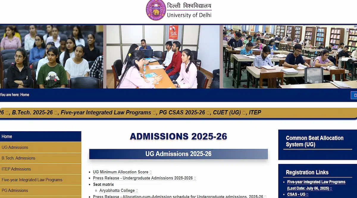 DU CSAS BCom BA (English and Economics) Round 1 Cutoff 2025 (Released)