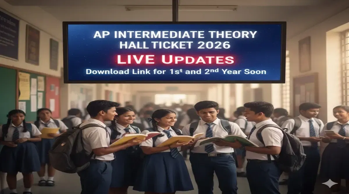 AP Intermediate Theory Hall Ticket 2026 LIVE Updates: Download Link for 1st and 2nd Year Soon