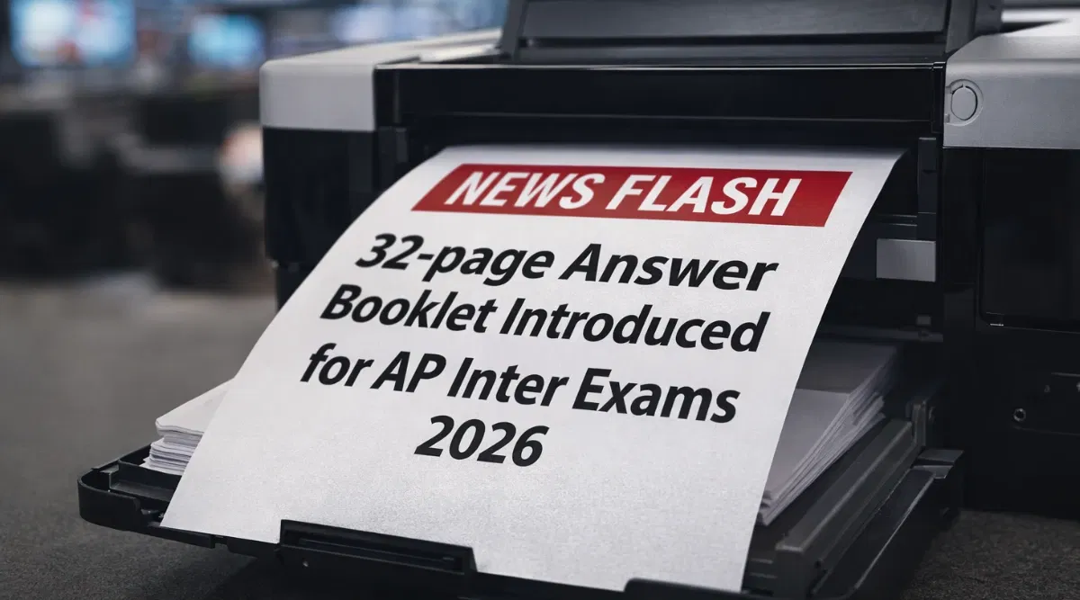 32-Page Answer Booklet for AP Inter 1st Year Exams 2026: Will it be sufficient for Maths and Biology