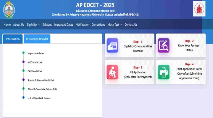 AP EDCET Registration 2025 (Begins): Application Link, Instructions