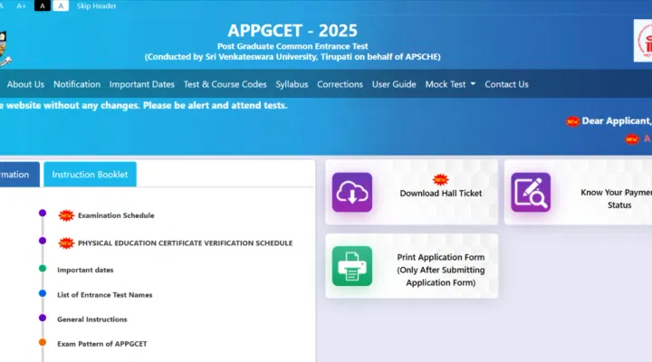 AP PGCET Answer Key 2025 Release Date and Time