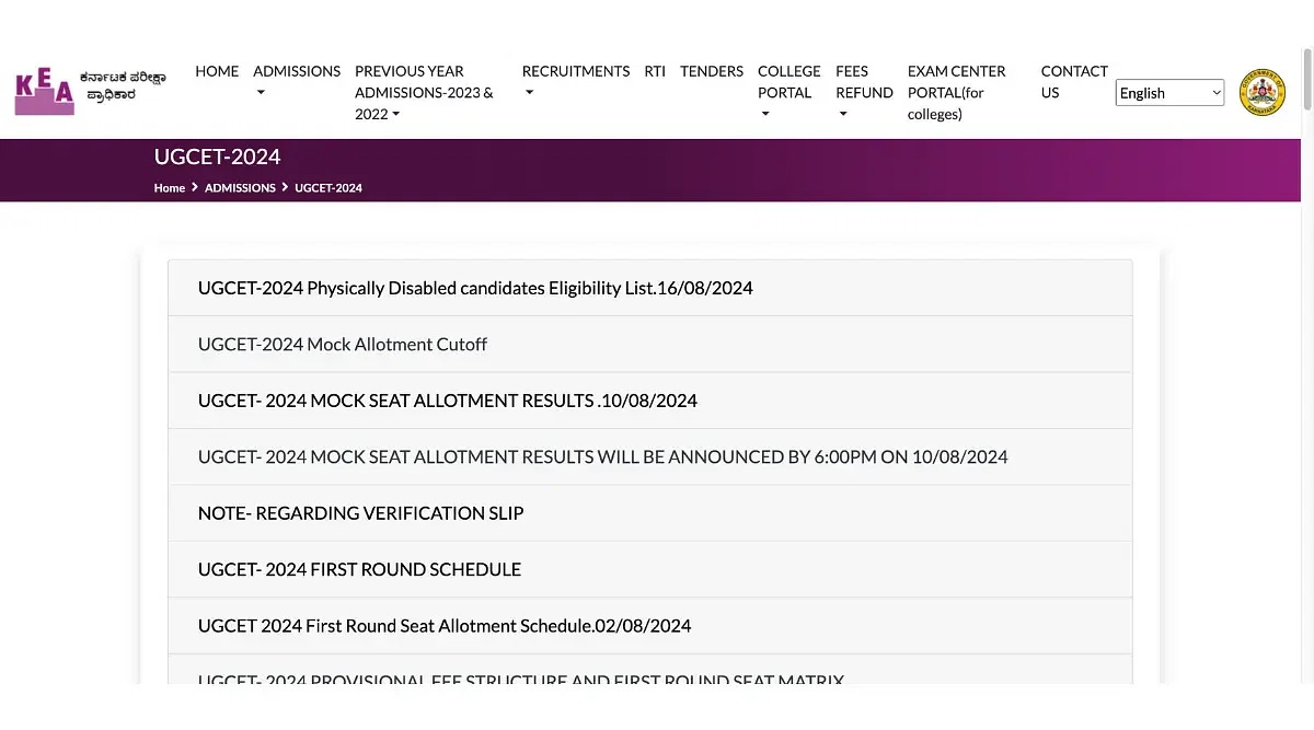 When will the KCET Second Mock Allotment 2024 be Released?