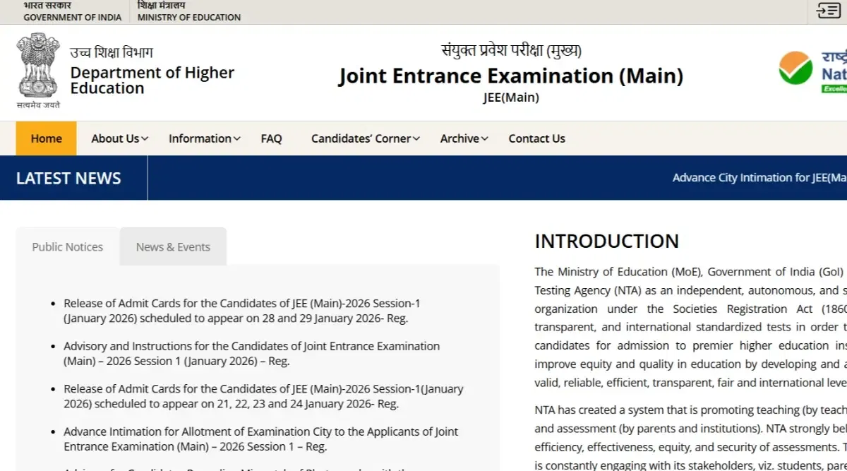 JEE Main 2026 Response Sheet LIVE Updates: NTA to Release Session 1 Key Soon