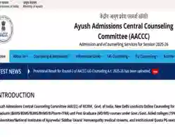 NEET UG AYUSH Round 2 Seat Allotment 2025 Download Link Activated