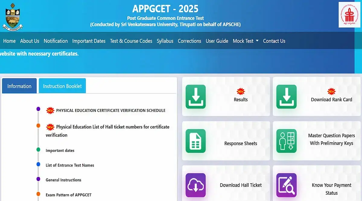 AP PGCET Result 2025 Download Link Activated