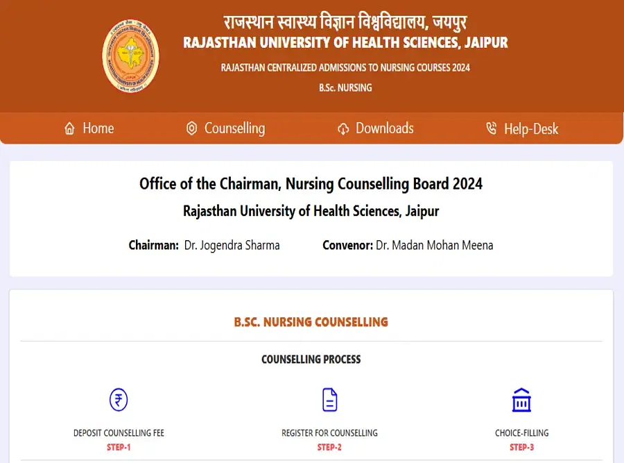 Rajasthan Nursing Round 1 Allotment Result 2024 (Today): Direct Link, Instructions