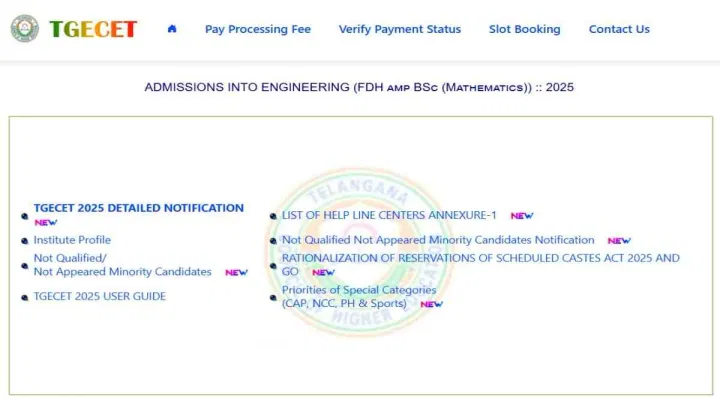 TS ECET Counselling 2025 Registration Last Date Today