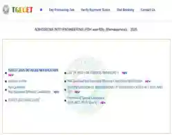 TS ECET Counselling 2025 Registration Last Date Today