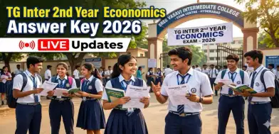 TG Inter 2nd Year Economics Answer Key 2026 LIVE Updates: Exam Ends Soon; Answer Key Shortly