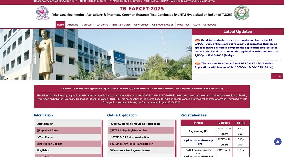 TG EAMCET Phase 2 Counselling Dates 2025: Registration, Web Option, Allotment