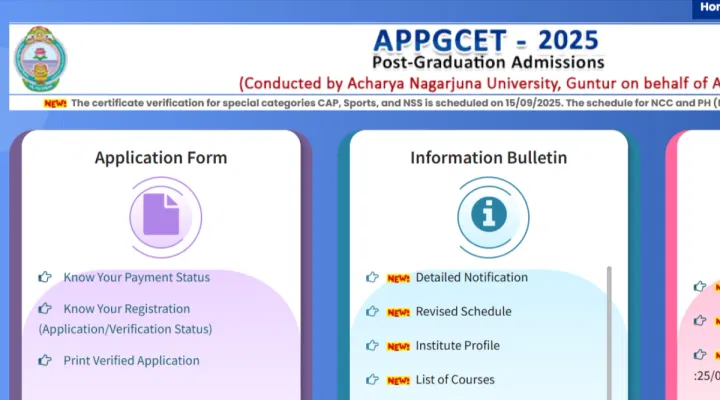 AP PGCET Phase 1 Seat Allotment 2025 Download Link Activated
