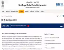 WB NEET PG Round 1 Seat Allotment 2025 Release Date and Time