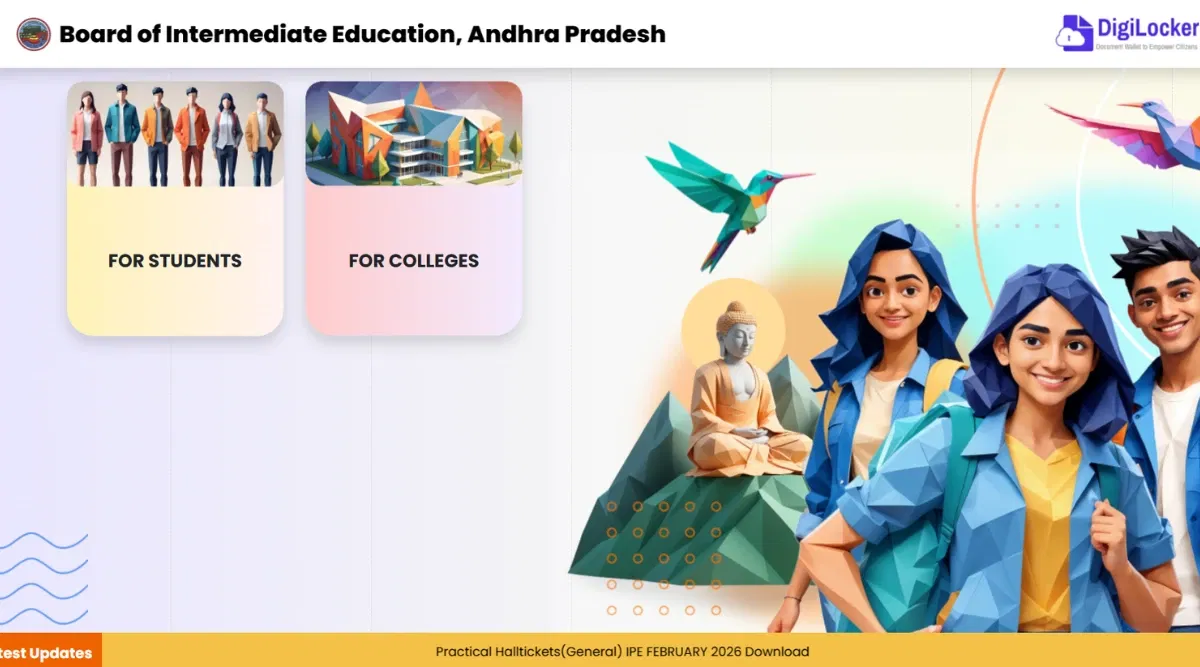 AP Inter Practical Exam Hall Ticket 2026 Released Exam From February 1