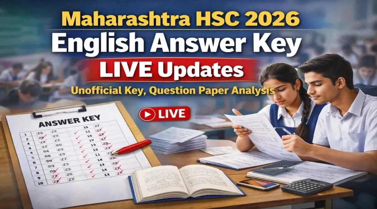 Maharashtra HSC 2026 English Answer Key LIVE Updates: Unofficial Key, Question Paper Analysis