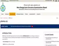 WB JENPAS Result 2025 Download Link Activated
