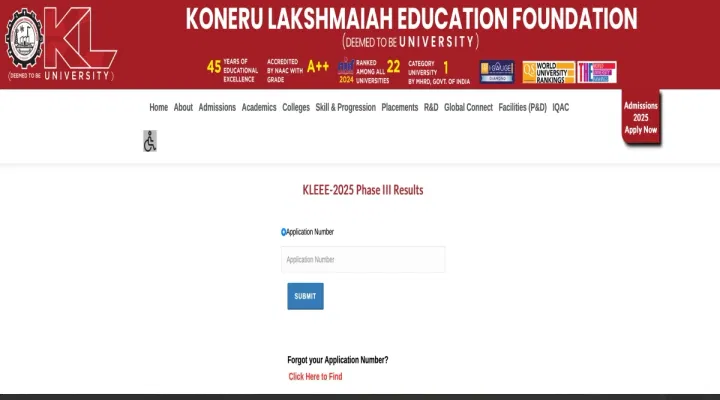 KLEEE Phase 3 Result 2025 Download Link Activated