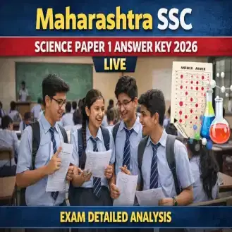 Maharashtra SSC Science Paper 1 Answer Key 2026 (OUT) LIVE: Paper Solving Ends; Paper Analysis