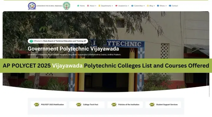 AP POLYCET 2025 Vijayawada Polytechnic Colleges List and Courses Offered