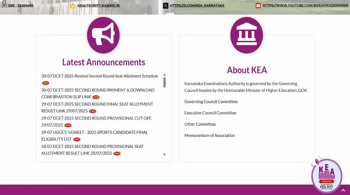 KCET Round 2 Counselling 2025 LIVE Updates: Dates to be Announced Soon