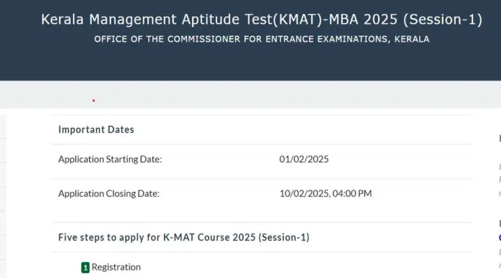KMAT 2025 Application Form (Released): Direct Link, Instructions