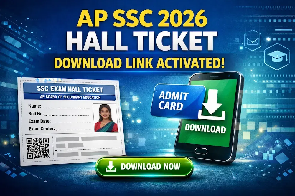 AP SSC 2026 Hall Ticket Download Link Activated