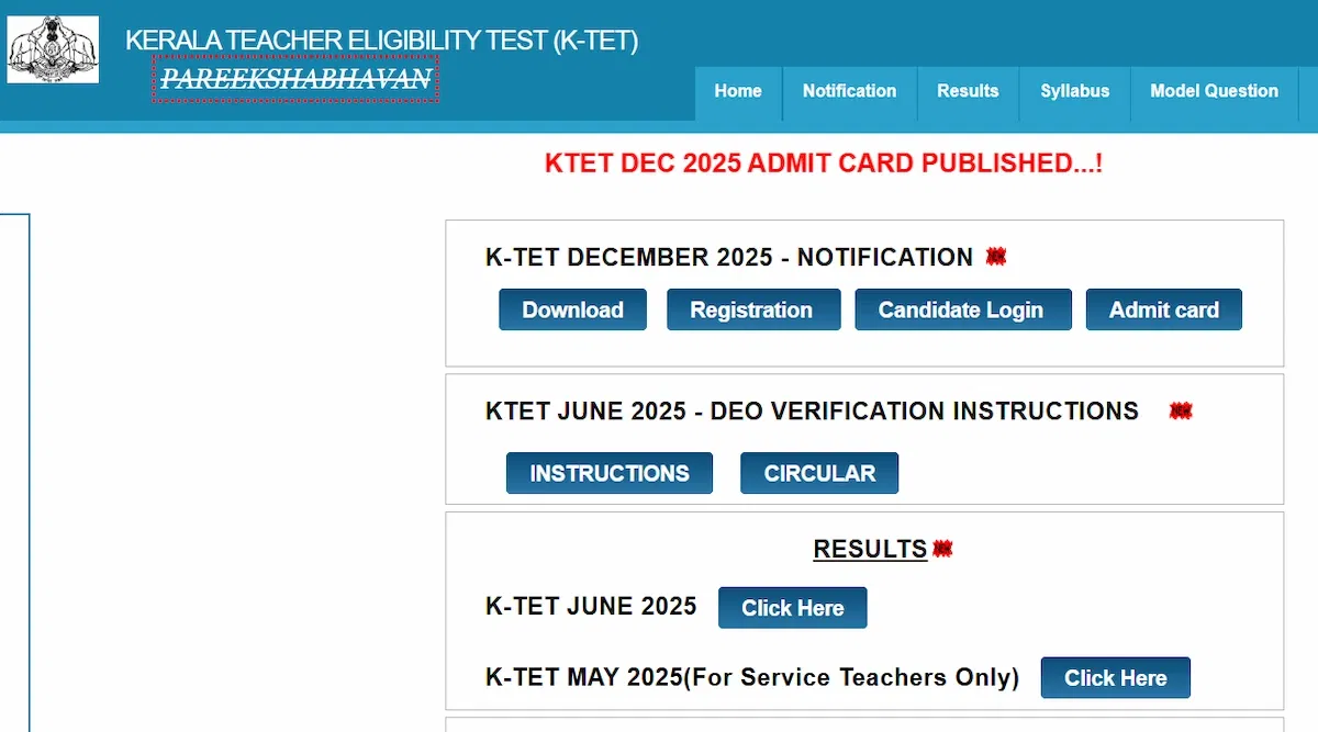 KTET 2026 Admit Card Download Link Activated: Exam Day Instructions