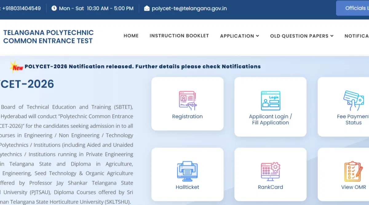 TS POLYCET 2026 Registration Begins: Application Link, Last Date