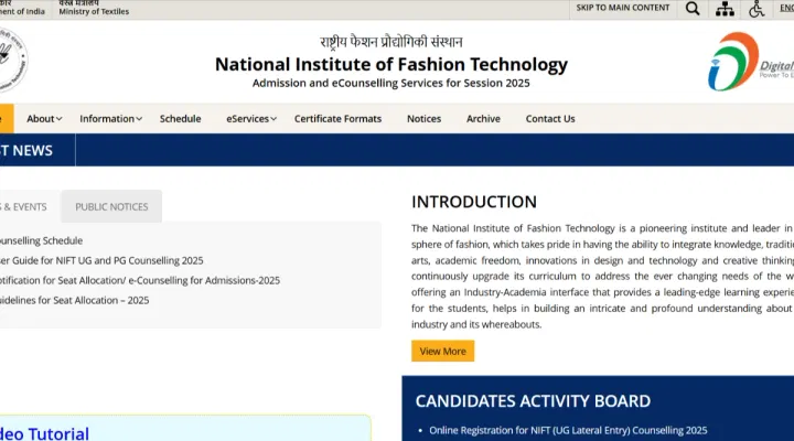 NIFT Round 1 Seat Allotment 2025 Expected Release Time
