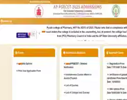 AP PGECET Web Options 2025 Last Date Today on September 14