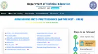 AP POLYCET Web Options 2025 Link Activated