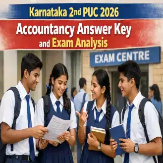 2nd PUC 2026 Accountancy Answer Key LIVE Updates: Question Paper Detailed Analysis