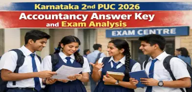 2nd PUC 2026 Accountancy Answer Key LIVE Updates: Question Paper Detailed Analysis