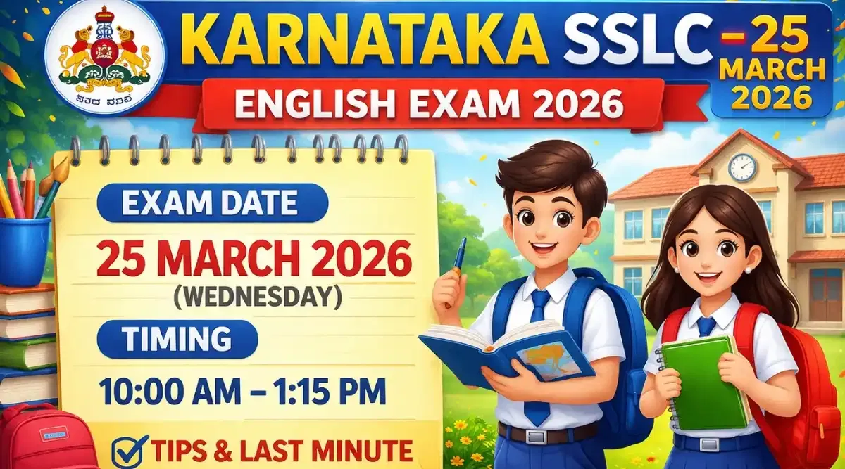 Karnataka SSLC English Answer Key 2026 LIVE Updates: Exam Begins; Keys After 2 PM