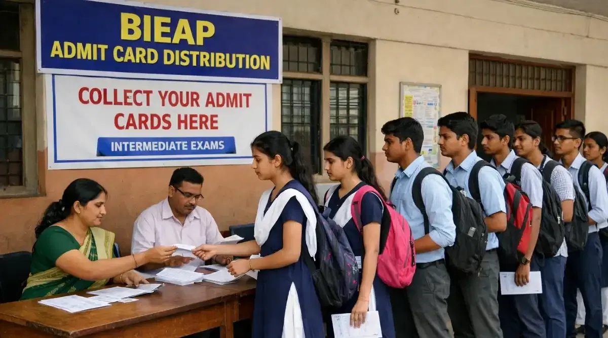 BIEAP Inter Hall Ticket 2026 Release Time: Previous Years' Trend suggests Evening as Preferred Time