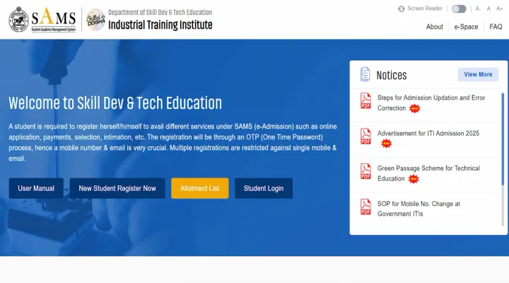 Odisha ITI Second Selection List 2025 Releasing Today on July 11