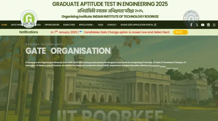 GATE 2025 Subject Wise Exam Dates (Released): Check Complete Schedule Here
