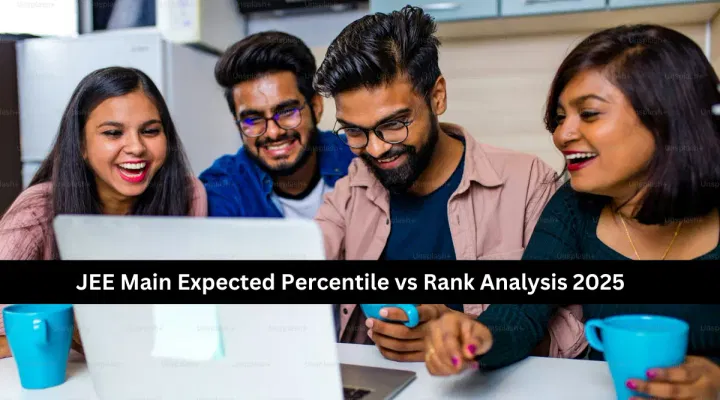 JEE Main Expected Percentile vs Rank Analysis 2025 Session 1 (Available)