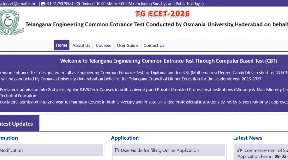 TG ECET 2026 Registration Begins: Apply by April 18; Step-by-Step Guide, Fee Details