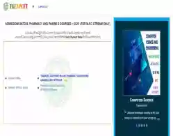 TG EAMCET B.Pharma Seat Allotment 2025 LIVE Updates Phase 1