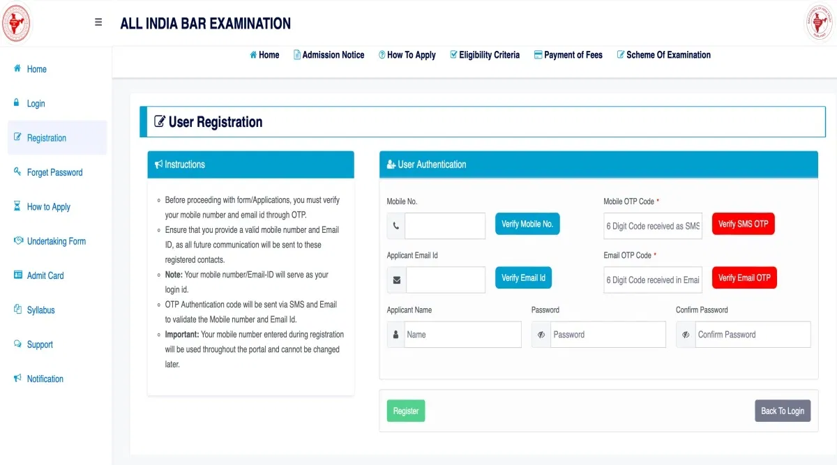 AIBE 20 Registration 2025 Begins: Direct Link, Last Date