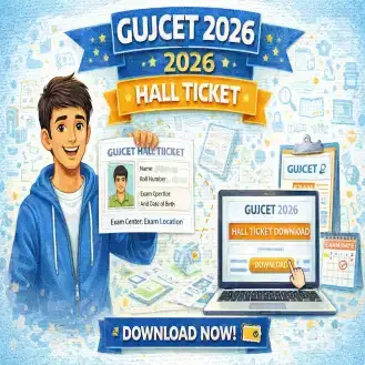 GUJCET 2026 Hall Ticket Download Link Activated